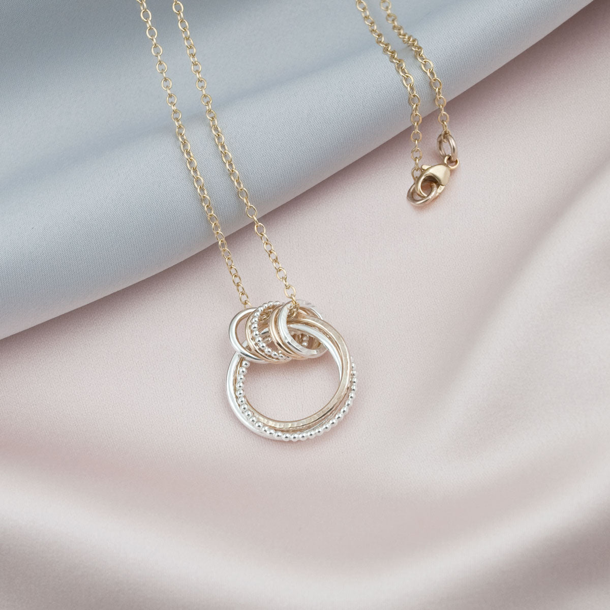 35th Birthday Necklace – Silver and Gold