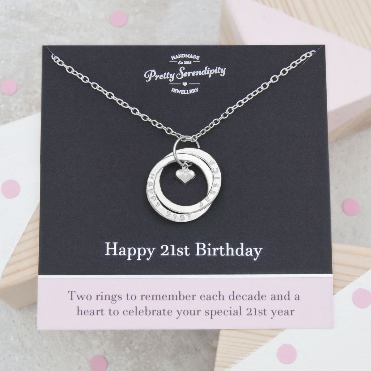Personalised 21st Birthday Necklace