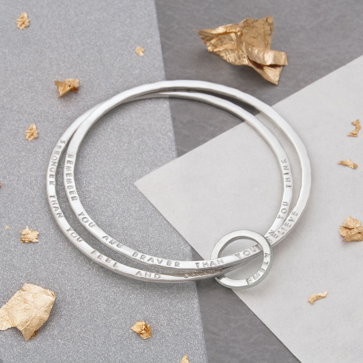 Remember You Are Braver Than You Believe – Double Bangle