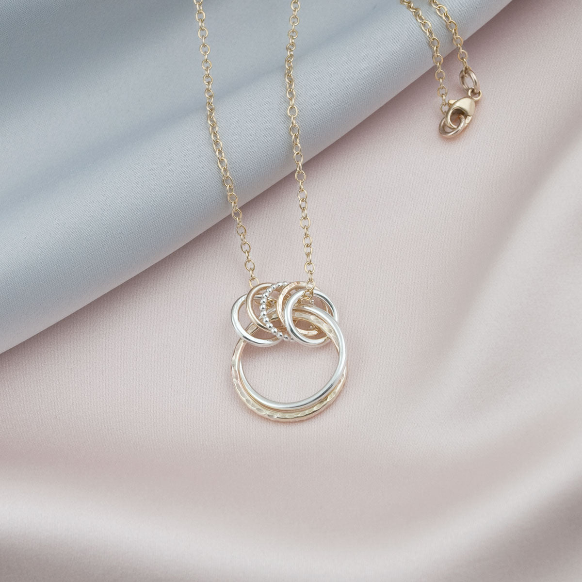 25th Birthday Necklace – Silver and Gold