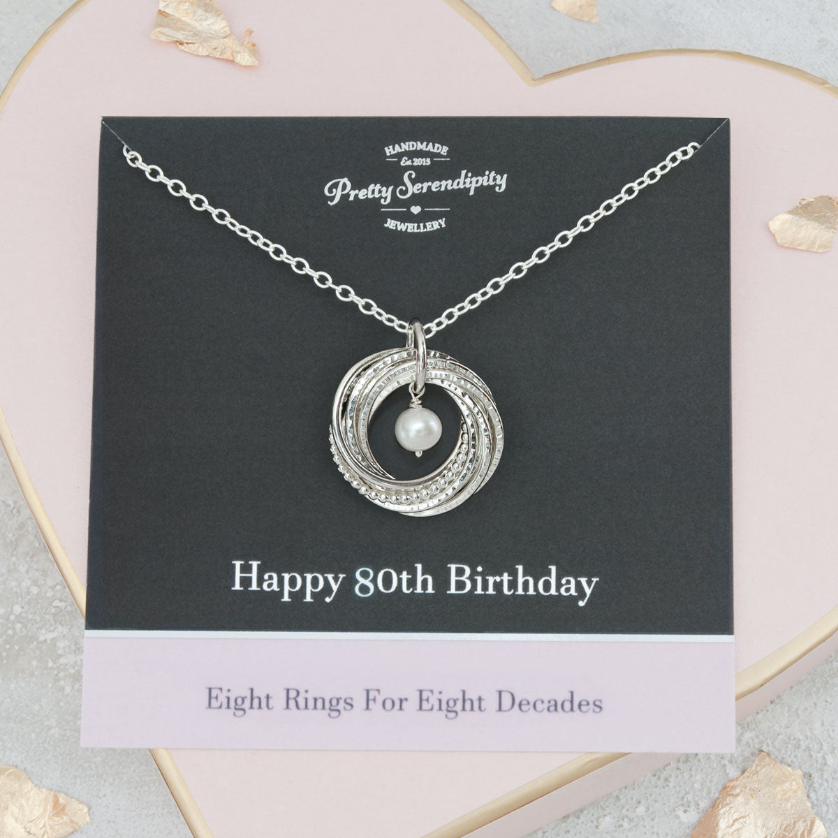80th Birthday Jewellery Necklaces