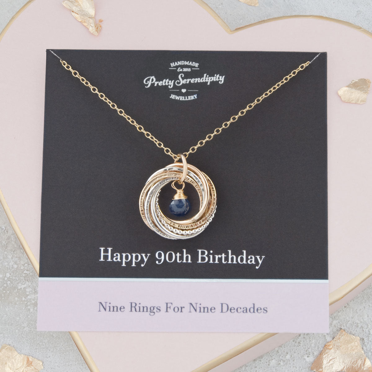 90th birthday necklace online