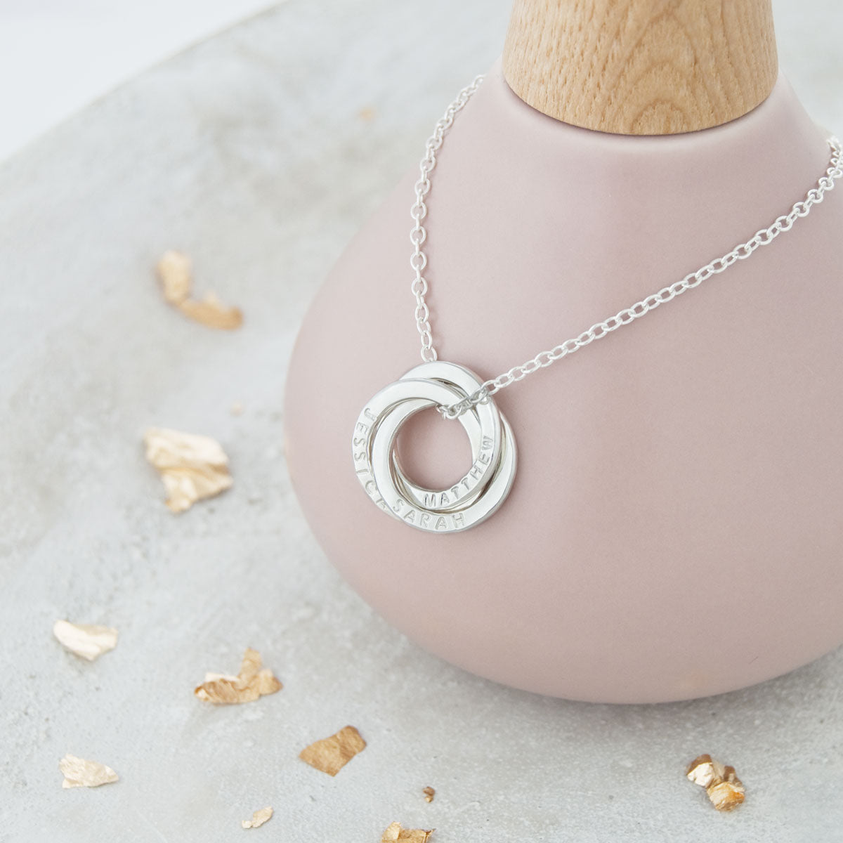 Mini Russian Ring Necklace