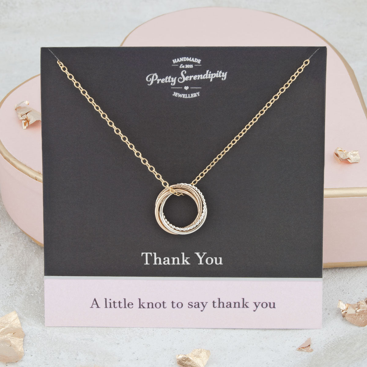 Thank You Knot Necklace