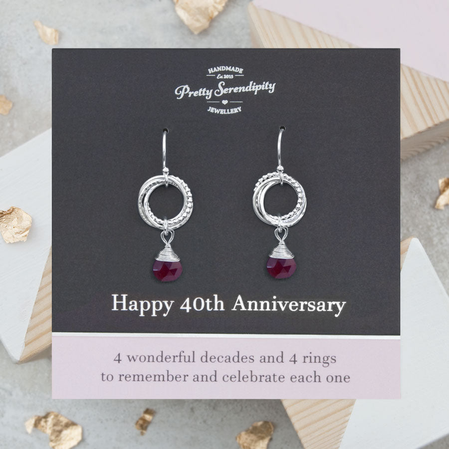 Ruby wedding anniversary best sale jewellery