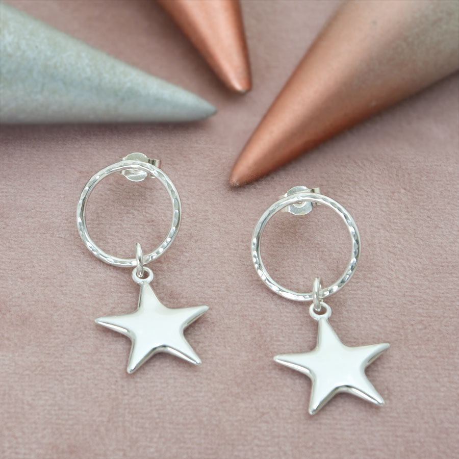 Halo Star Earrings