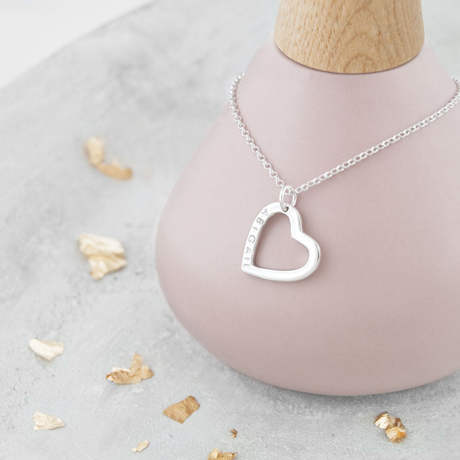Personalised Heart Necklace